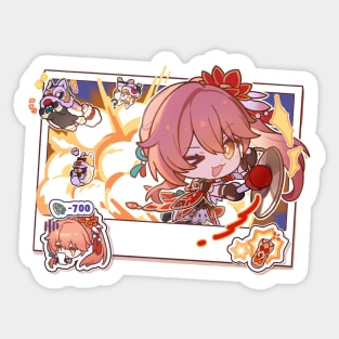 Honkai Star Rail Chibi Guinaifen Stunts Sticker